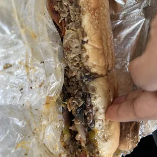 Loaded cheese steak