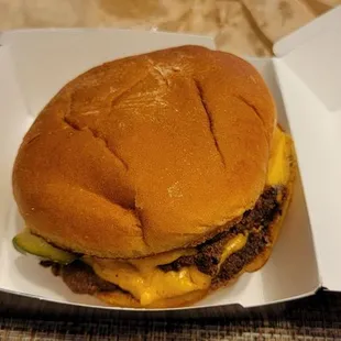 Double cheese Burger