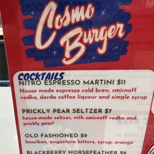 Specialty cocktails made to satisfy.