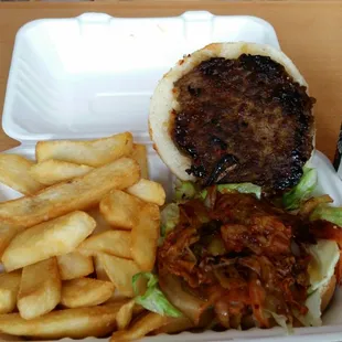 Bulgogi burger combo