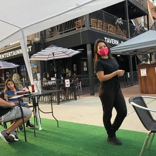 Love the outdoor dining