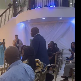 Stairways with balcony