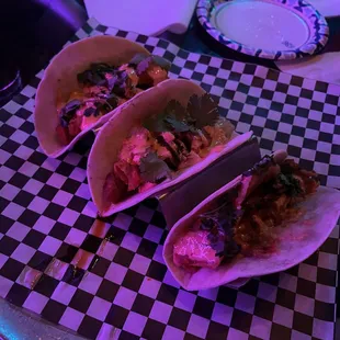 Pork Belly Tacos.