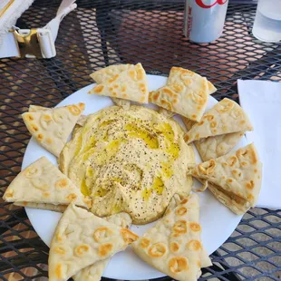 Hummus and pita