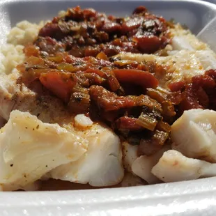 Baked Cod Dinner Special