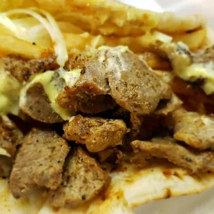 Pork Souvlaki Sandwich