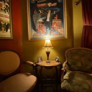 two chairs and a table