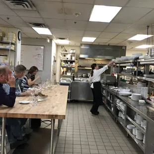 Chef's tasting - back in the kitchen