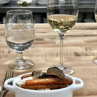 Roasted carrot and truffle risotto - chef's tasting