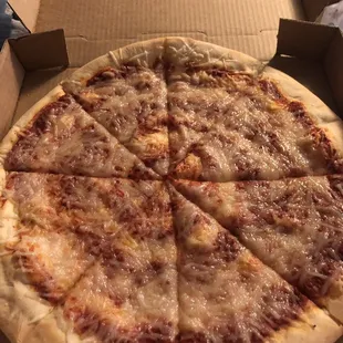 14 inch vegan cheese pizza