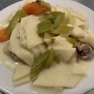 Slippery Famous Chicken And Dumplings Monday Special