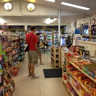 a man in a grocery store
