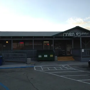 a parking lot