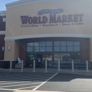 the front of the store