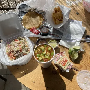 Ceviche De Pescado Coctel De Camaron