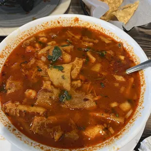 Best menudo in town, the whole menu it's authentic Mexican cousin. Great service!  Lina it's the best