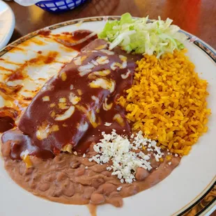 Chicken enchiladas