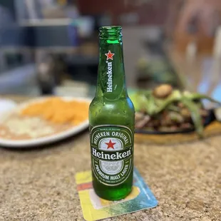 and a COLD ONE to accompany your food. Drink responsibly.