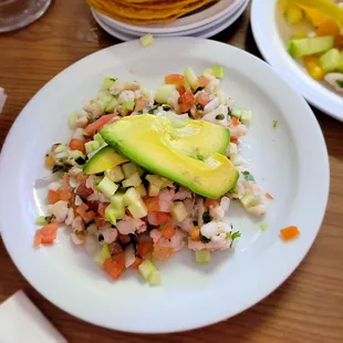 Shrimp Ceviche Tostada