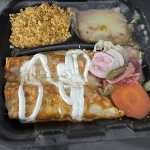 Chile Relleno Chicken Enchilada