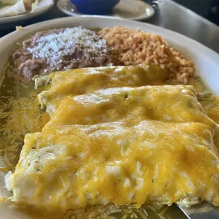 Chicken Enchiladas.