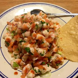 Shrimp Tostada