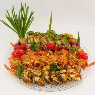 sushi and sashimi, food, sashimi, sushi