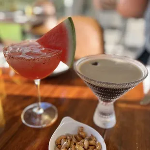 Sandia Fresca and Espresso Martini