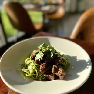 Tallarin Verde Con Filete