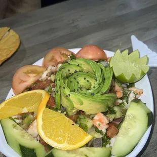 Ceviche  Classic Shrimp Cocktail