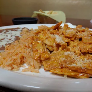 Chilaquiles plate. Very tasty!
