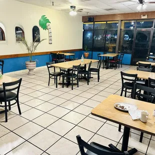 Adjacent to main enterance