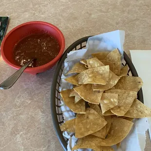 Chips and salsa...solid.