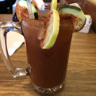 Michelada ,. Sooo good!!! Great service and good food I love coming here