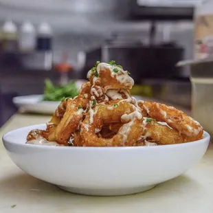 chicken wings and fried chicken, food