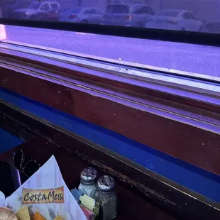 Very dirty window/ledge