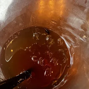 Fly in my tea, yes I still had to pay for my drink