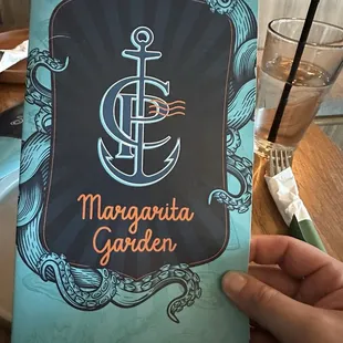 Menu cover