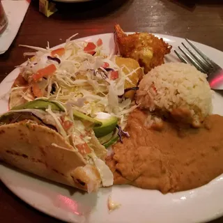 Shrimp Taco Plate