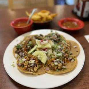 Asada Chicken tacos