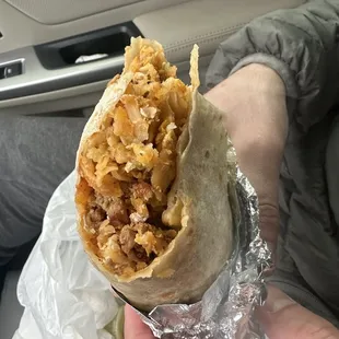 Chorizo Breakfast Burrito