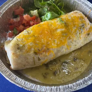 Smothered Veggie Burrito