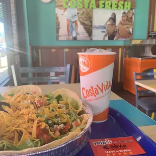 Chicken Salad and Horchata!