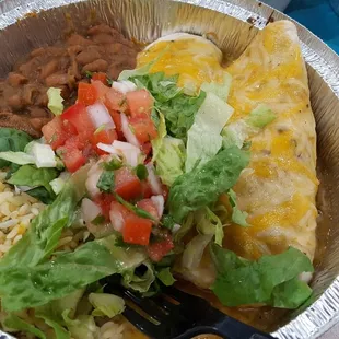 Shredded beef enchiladas