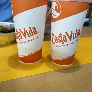 Strawberry Lemonade and Horchata