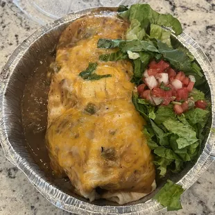 Chicken burrito