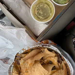 Steak nachos