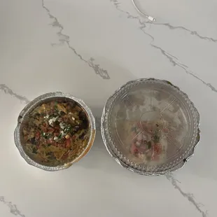 Bowl size difference.