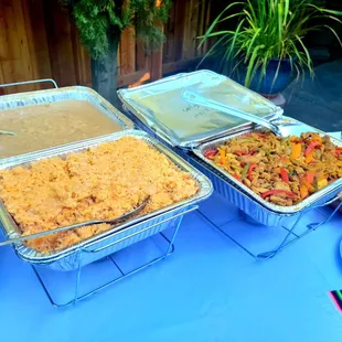 Chicken Fajitas Buffet