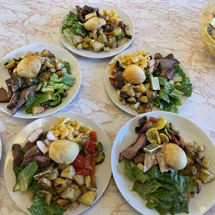 Plated dinner for wedding